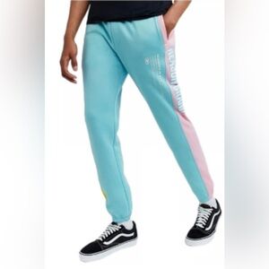 Men's Reason Brand Clothing Blocked Logo  Sweatpant Jogger Loungewear Size Large